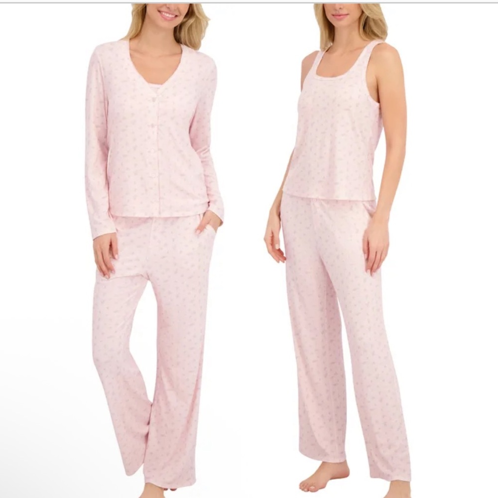 Live2Lounge Women's 3-piece Picot Lounge Set